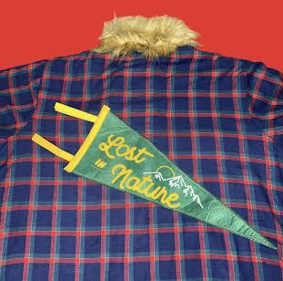 'Furry Soldier' Patchwork Lined Button Up Flannel