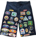 'Fifth Down Boy Scouts' Flooded Patchwork Work Shorts