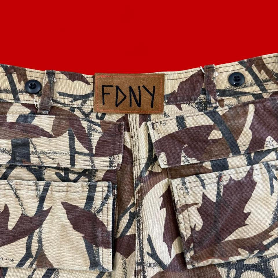 FDNY ‘Balas Con Nombres’ Hunting Camo Cargo Shorts