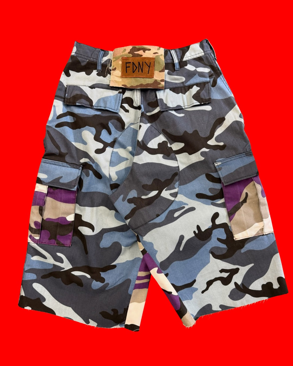 FDNY ‘What The’ Mulitcamo Cargo Shorts