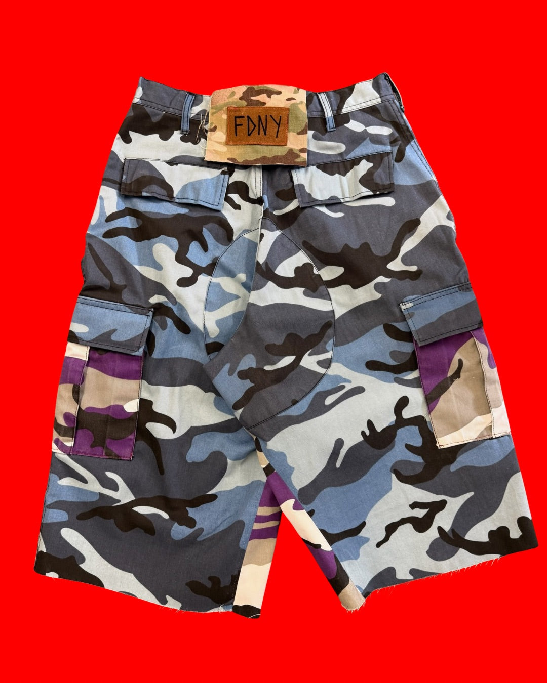 FDNY ‘What The’ Mulitcamo Cargo Shorts