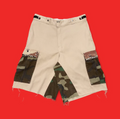 'Toy Soldier' Studded Camo Cargo Shorts